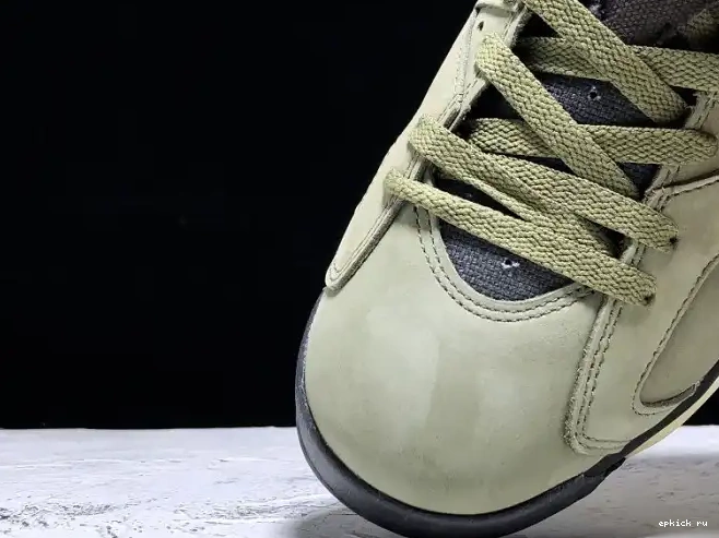 Rep Air Scott 6 x Travis Olive Medium CN1084-200 Jordan 0407